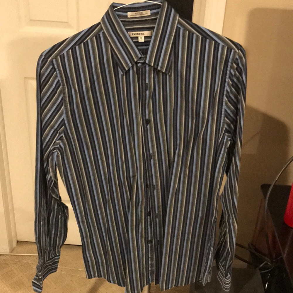 express fitted button down